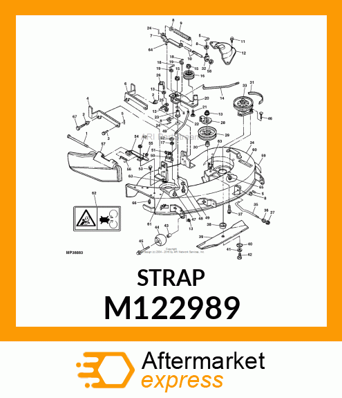 STRAP, PTO SPRING # M122989