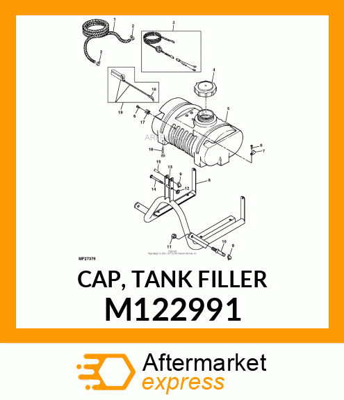 CAP, TANK FILLER M122991