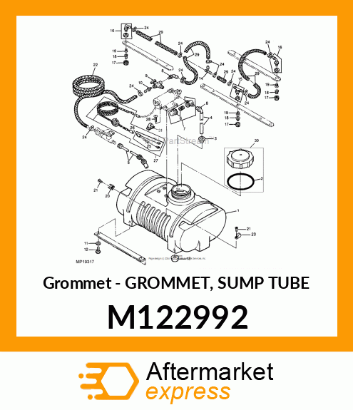 Grommet Sump Tube M122992