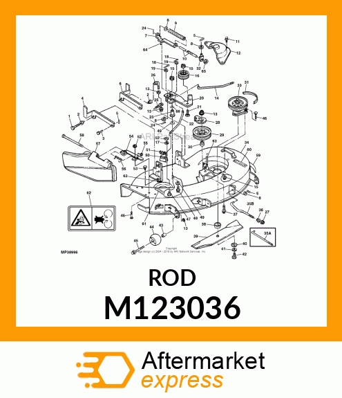 GUIDE, BELT (38) M123036