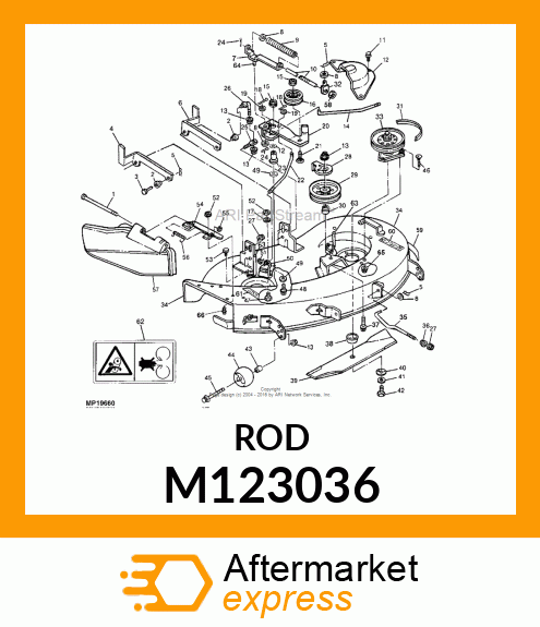 GUIDE, BELT (38) M123036