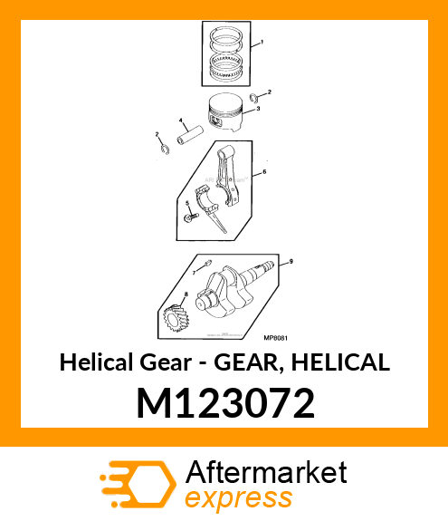 Helical Gear M123072
