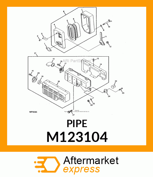 Pipe Exhaust M123104