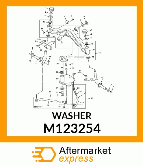 WASHER, OUTER THRUST M123254