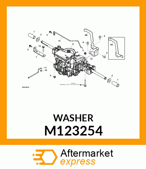 WASHER, OUTER THRUST M123254