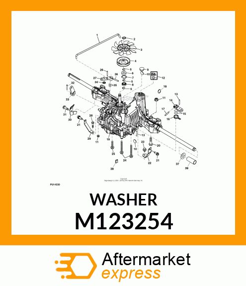 WASHER, OUTER THRUST M123254