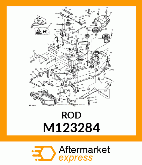 Rod Short Brake 46 M123284