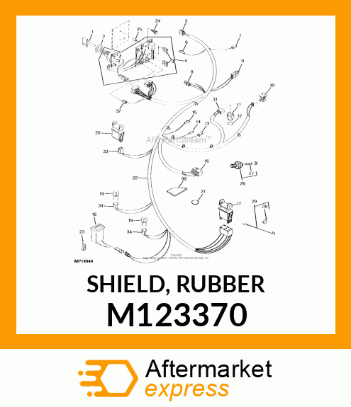 SHIELD, RUBBER M123370