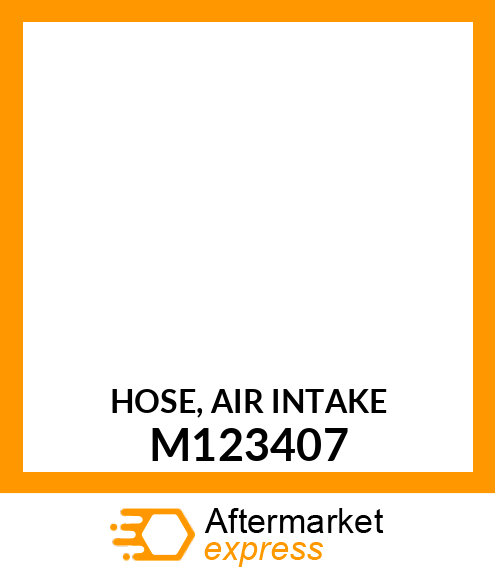 HOSE, AIR INTAKE M123407