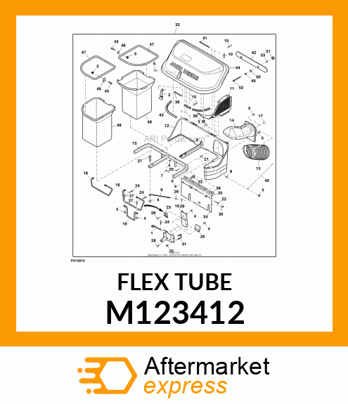 HOSE, 7" DIA. CORRUGATED M123412