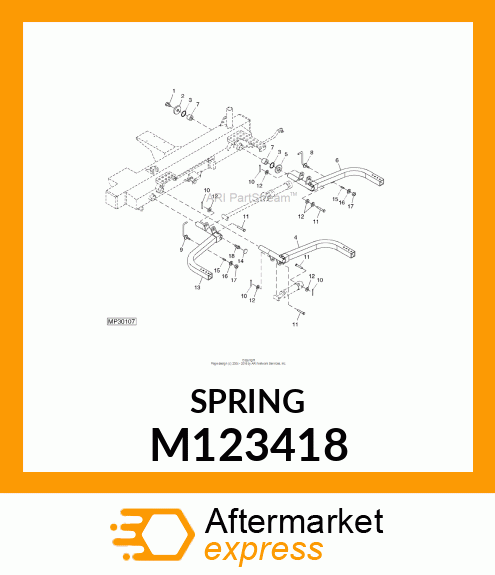 SPRING, COMPRESSION M123418