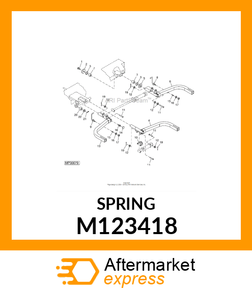 SPRING, COMPRESSION M123418