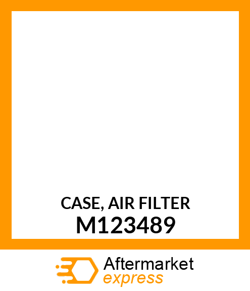 CASE, AIR FILTER M123489