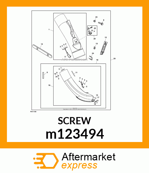 SCREW, M3.5 X 10 HI m123494