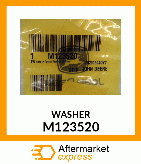 WASHER, WASHER, HARDENED M123520