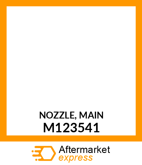 NOZZLE, MAIN M123541