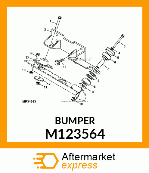 ISOLATOR, DIESEL 5TH ISO. M123564