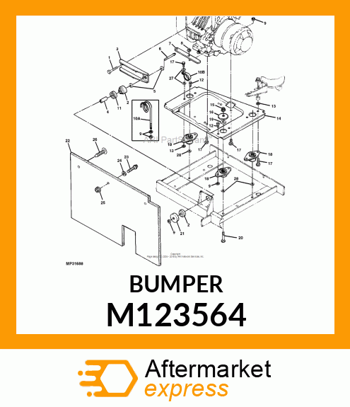 ISOLATOR, DIESEL 5TH ISO. M123564