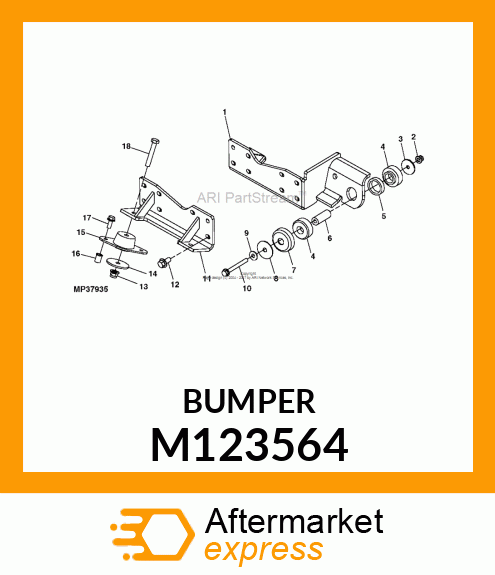 ISOLATOR, DIESEL 5TH ISO. M123564