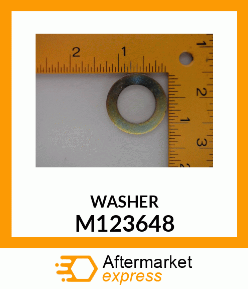 WASHER, 31.8 OD X 19.8 ID X 1.5 TK M123648