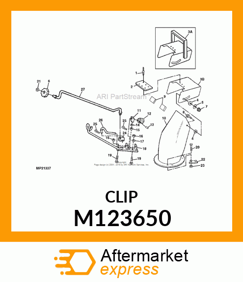 CLIP M123650