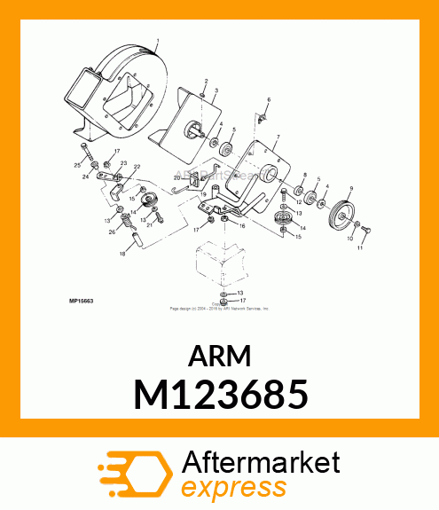 ARM, IDLER (38PF) M123685