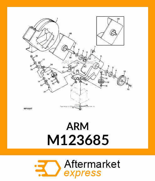 ARM, IDLER (38PF) M123685