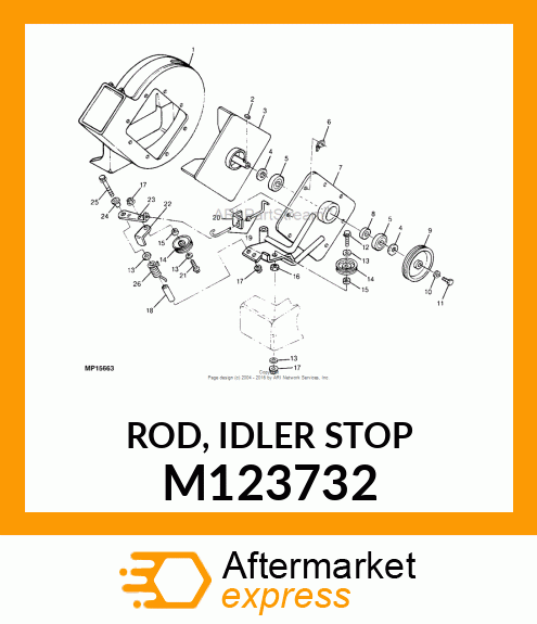 ROD, IDLER STOP M123732