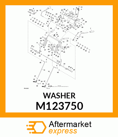 WASHER, WASHER, PLASTIC M123750