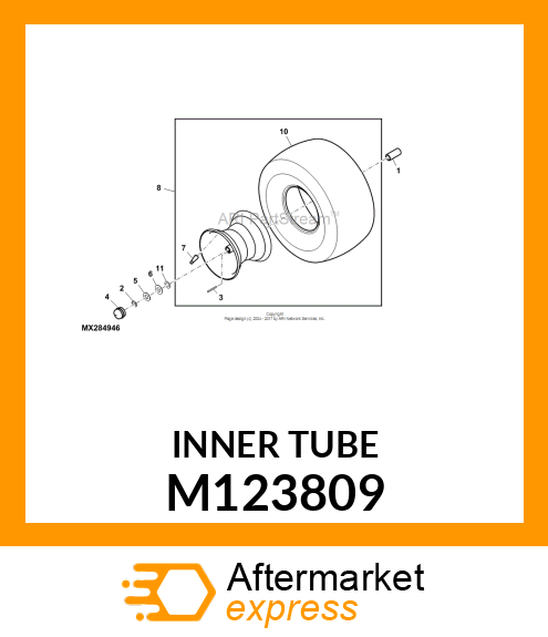 TUBE, INNER 20X8.00 M123809