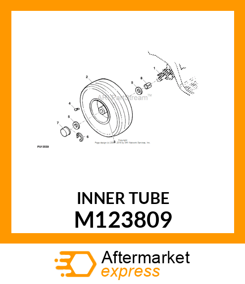 TUBE, INNER 20X8.00 M123809