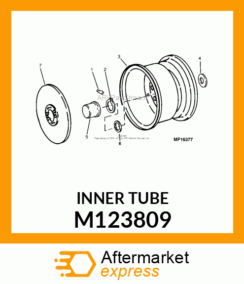 TUBE, INNER 20X8.00 M123809