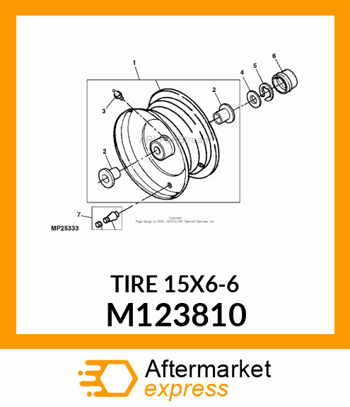 TIRE 15X6.00 M123810