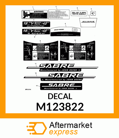 Label M123822