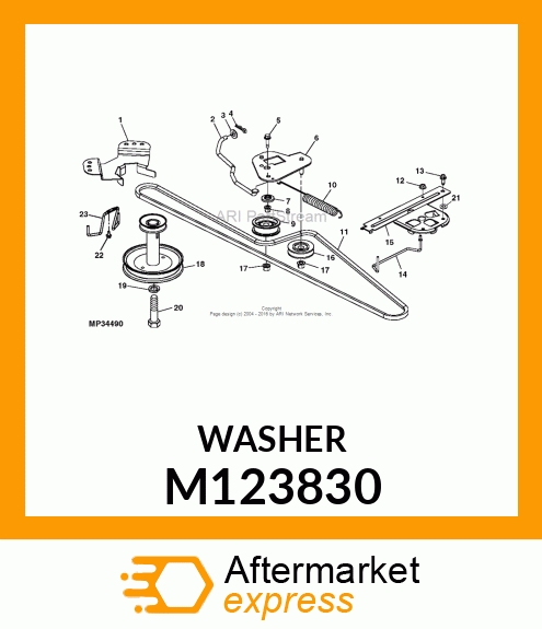 LOCK WASHER M123830