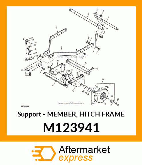 Member Hitch Frame M123941