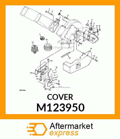 SHIELD, BELT (38 PF) M123950