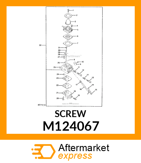 Valve - VALVE, NEEDLE M124067