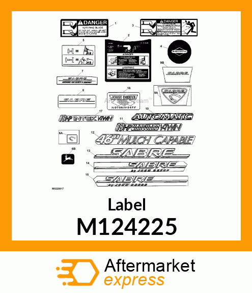 Label M124225