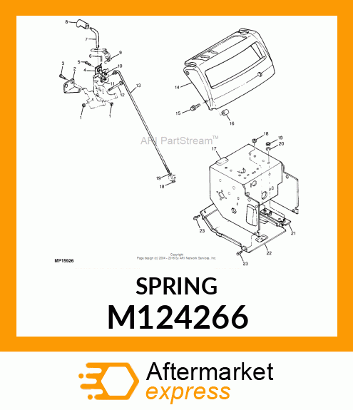 SPRING, TENSION M124266