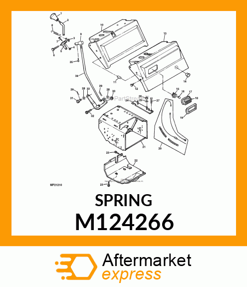 SPRING, TENSION M124266