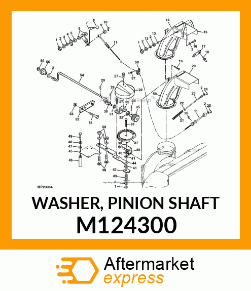 WASHER, PINION SHAFT M124300