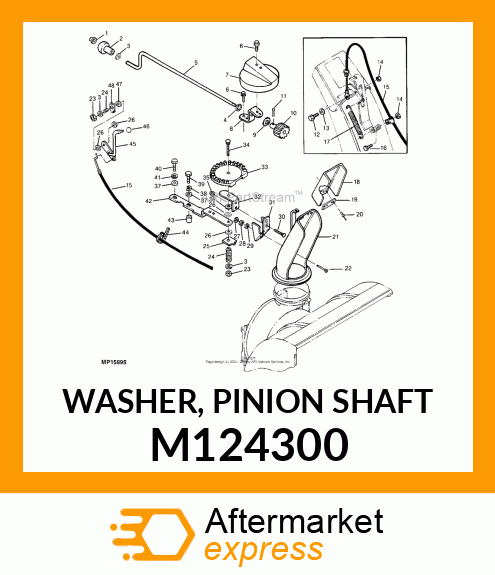 WASHER, PINION SHAFT M124300