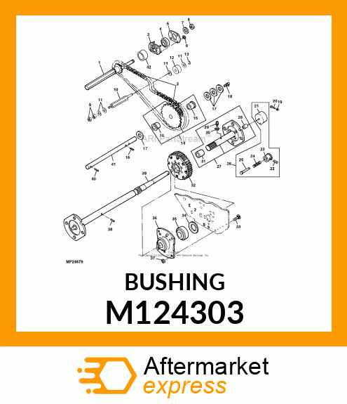 BUSHING, FLANGED M124303