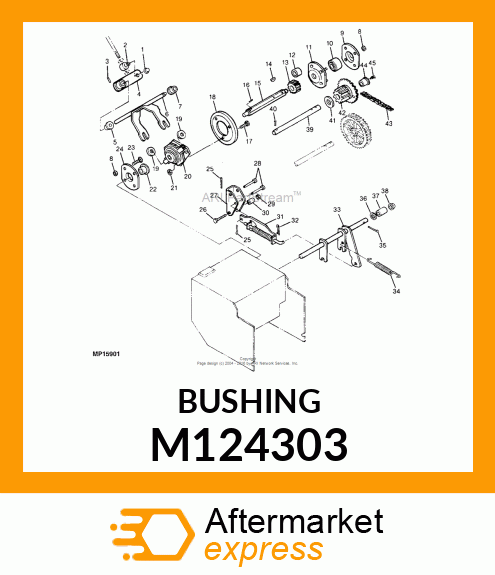 BUSHING, FLANGED M124303