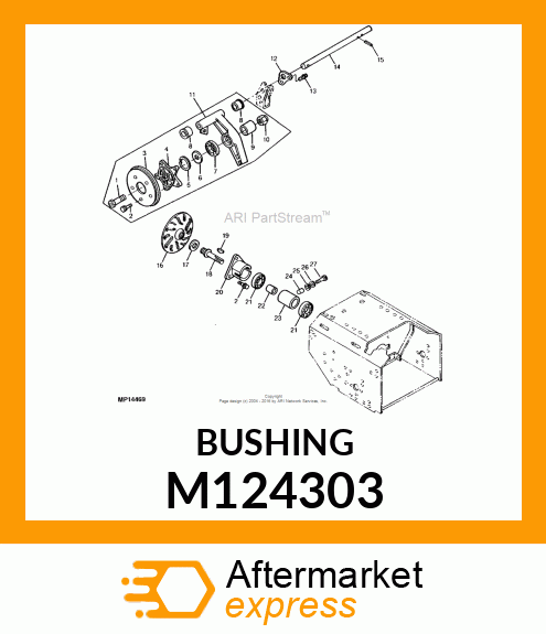 BUSHING, FLANGED M124303