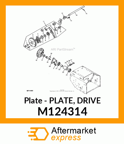 Plate - PLATE, DRIVE M124314