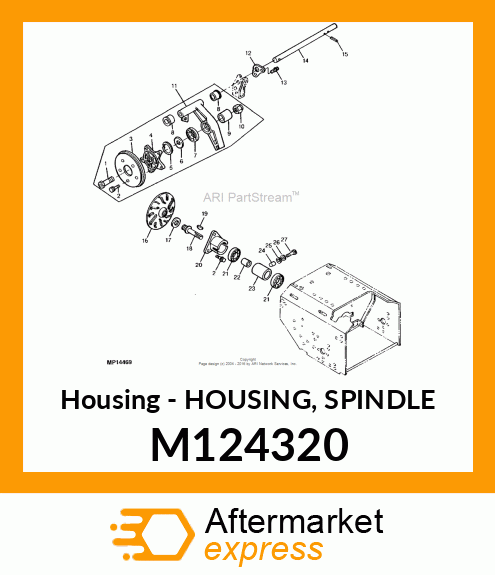 Housing - HOUSING, SPINDLE M124320