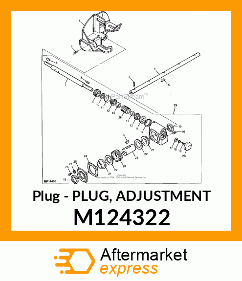 Plug - PLUG, ADJUSTMENT M124322