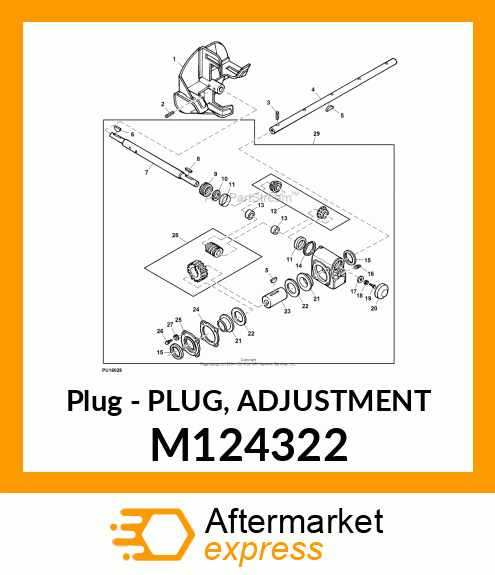 Plug - PLUG, ADJUSTMENT M124322